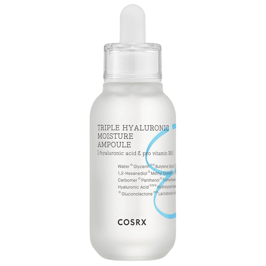 COSRX - Hydrium Triple Hyaluronic Ampoule - Hydrating Facial Ampoule with Hyaluronic Acid - 40ml